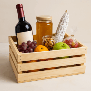 Gave Æblekasse høj med fuld bund Dansk håndlavet kvalitet