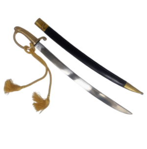 Napoleon Champagne sabel 73 cm. med læderskede og gavekasse