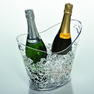 Champagne bowle i klar akryl (2 flasker) Gondol