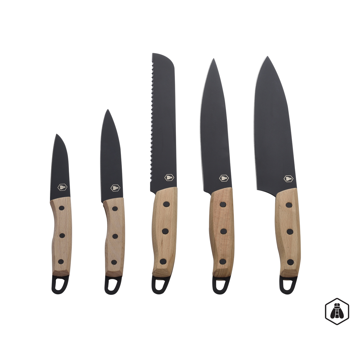 Eksklusivt Laguiole knivsæt – 5 dele